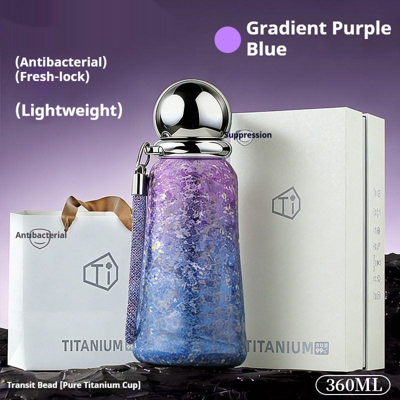 Commuter New Pure Titanium Insulated Water Bottle