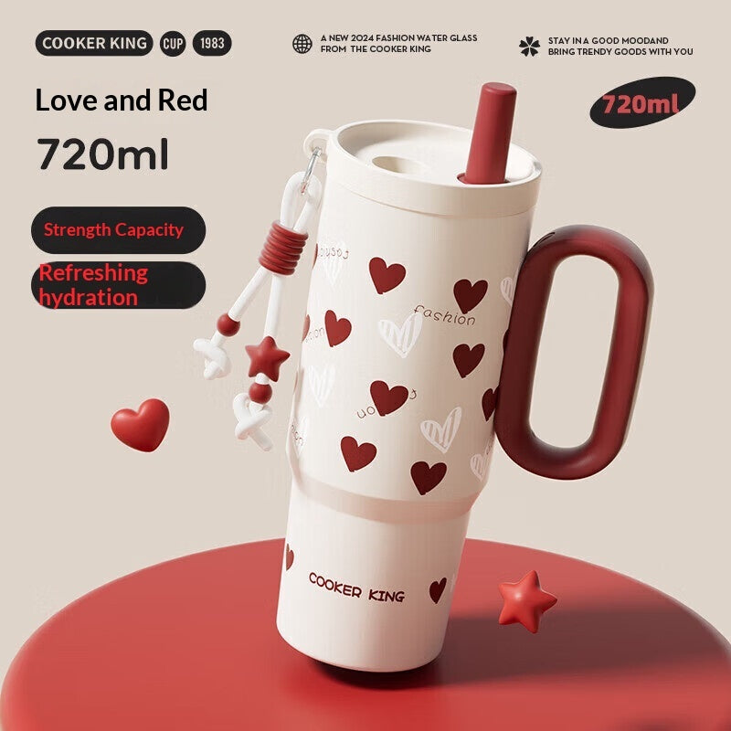 Large-capacity Mug Womens New Stylish Design For Students