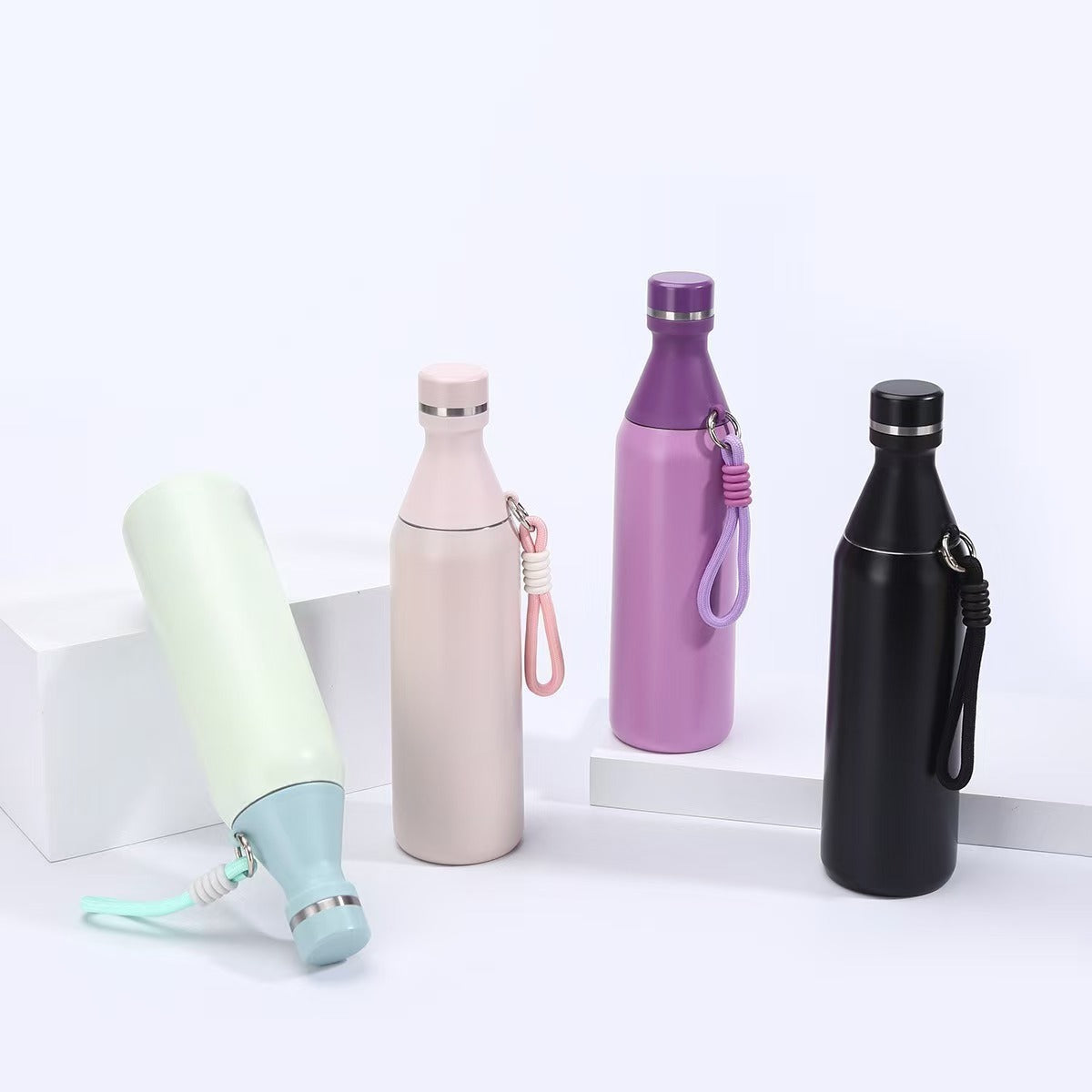 Portable Handle 304 Stainless Steel Insulated Cup