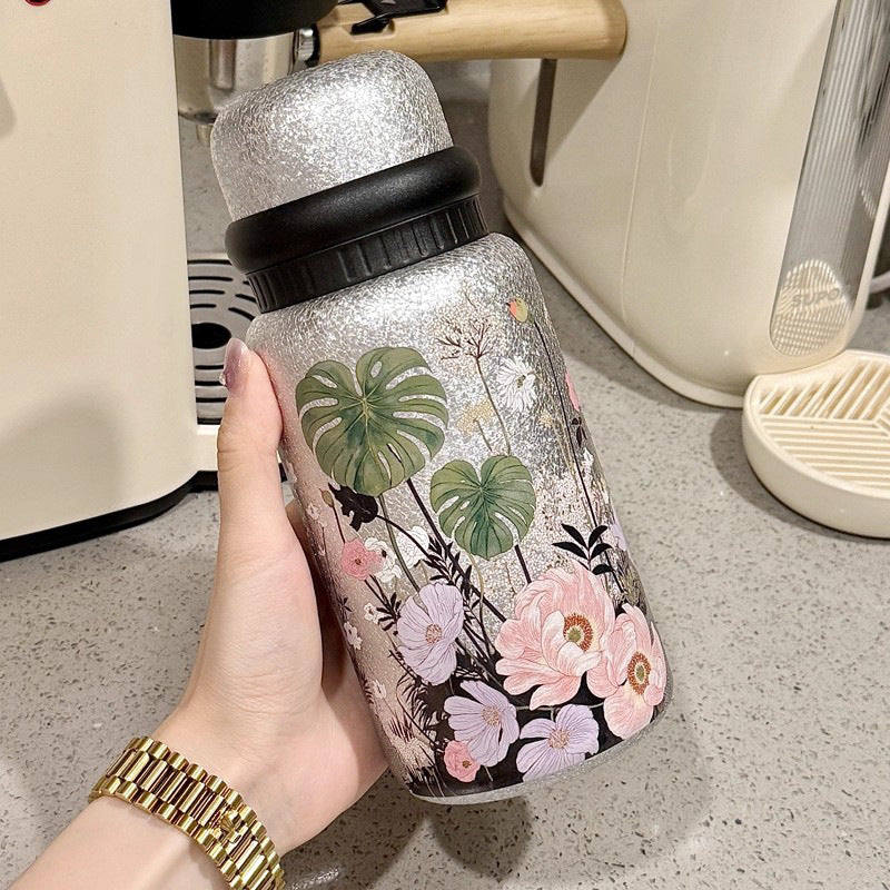 Portable Stainless Steel New Titanium-Plated Insulated Cup