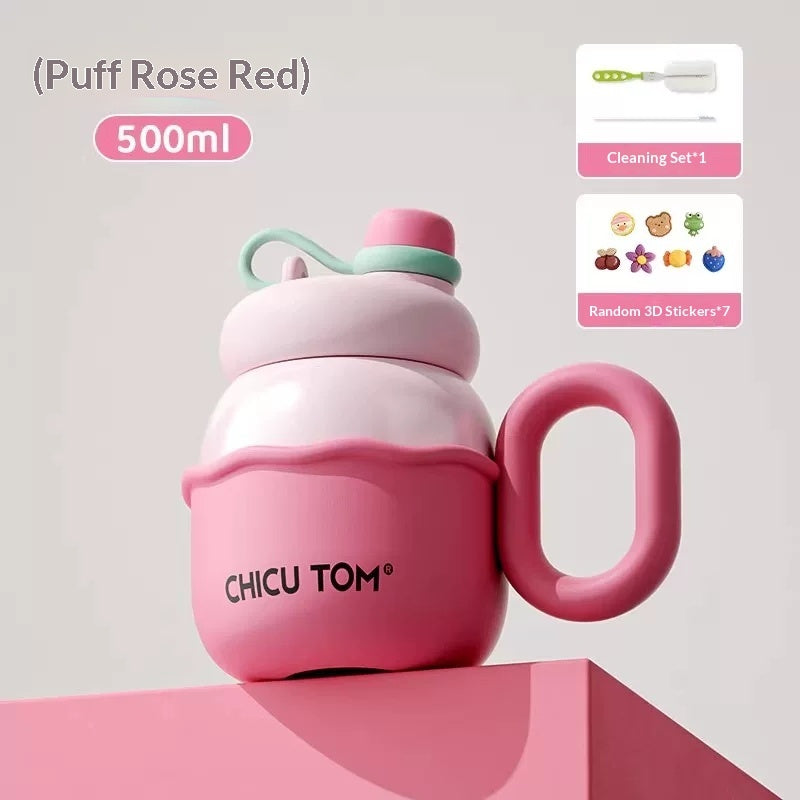 Large-Capacity Portable Insulated Straw Cup For The Office And On The Go