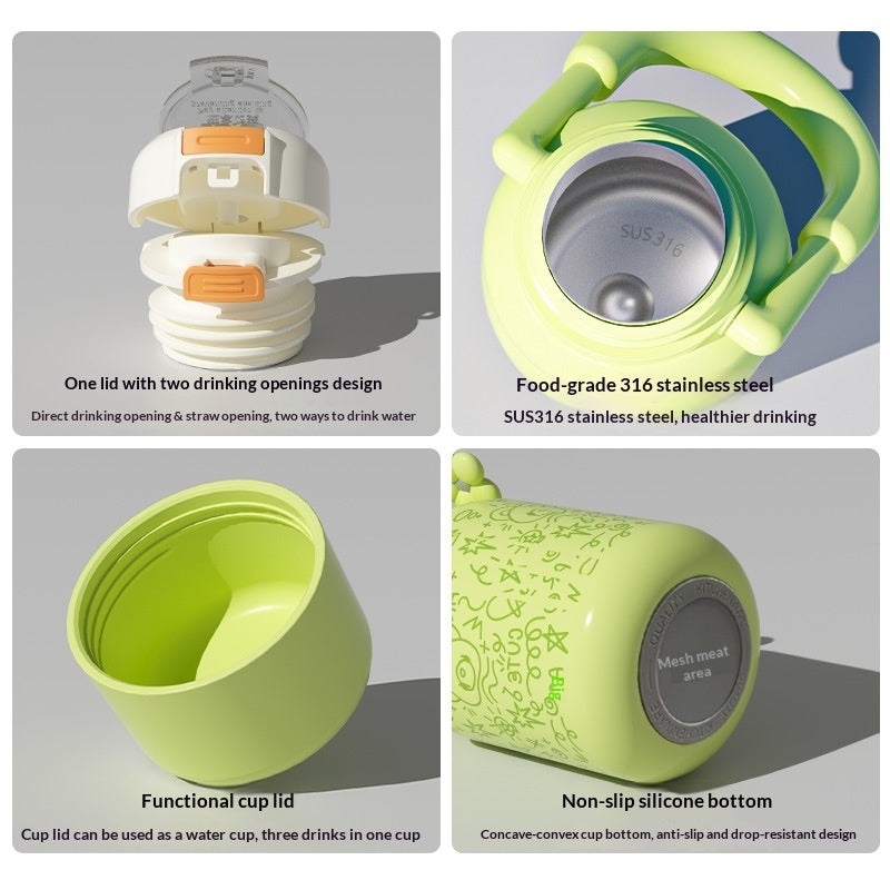 Creative Home Use Stainless Steel Large-capacity Mug