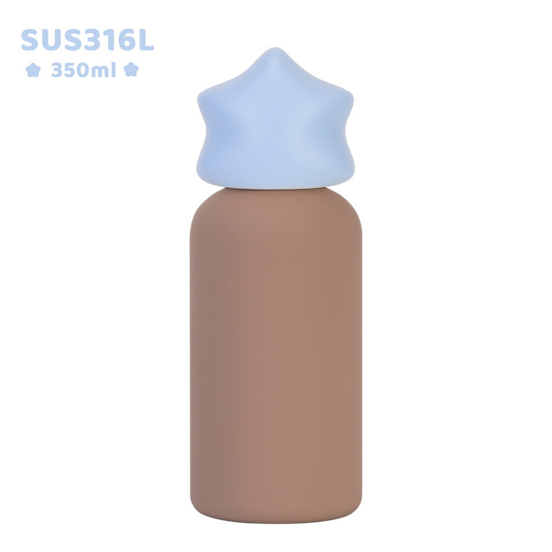 Small Stainless Steel Insulated Portable Travel Water Bottle Creative Childrens Drinking Cup