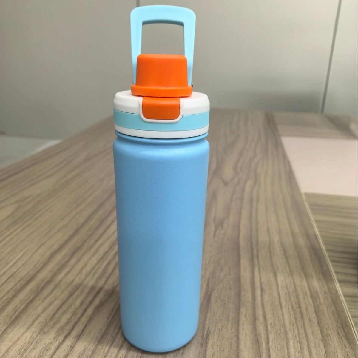 Stainless Steel Direct-Drinking Lid Large-Capacity Insulated Bottle