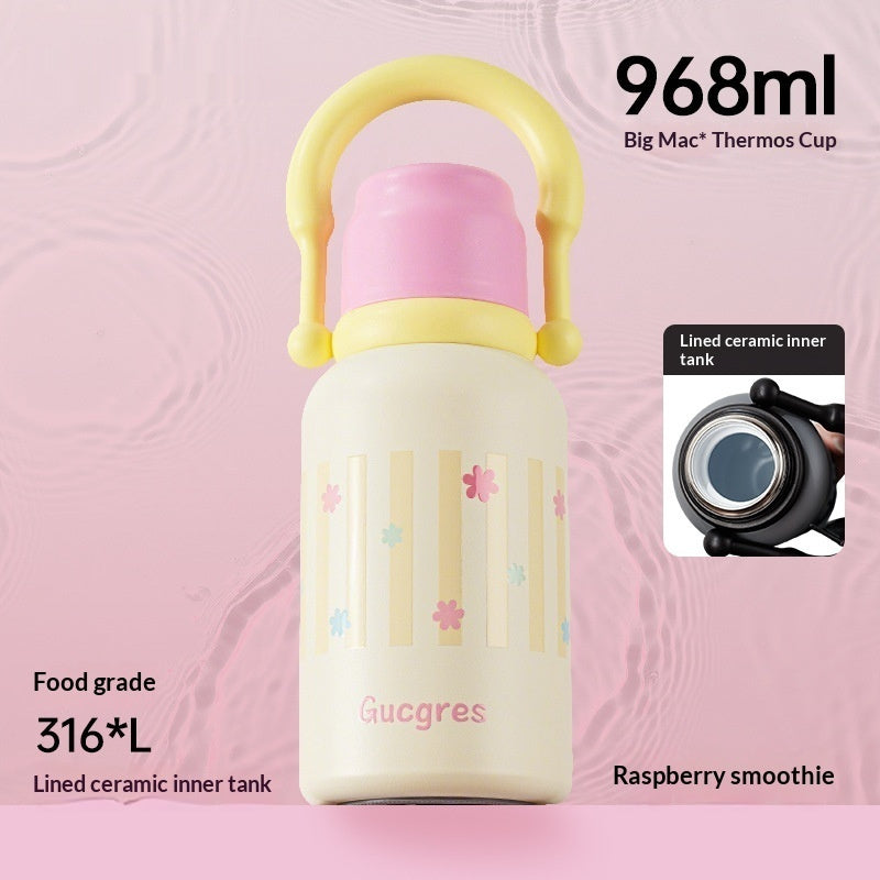 Stainless Steel High-Style Thermal Insulated Mug For Kids