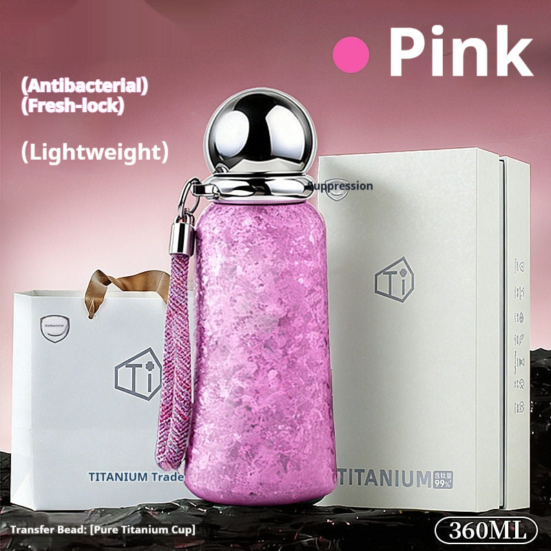 Commuter New Pure Titanium Insulated Water Bottle