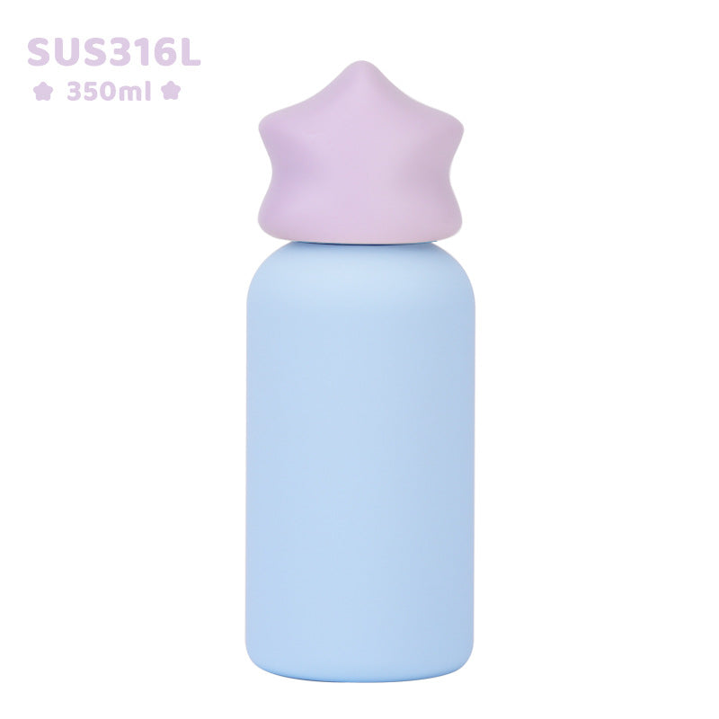 Small Stainless Steel Insulated Portable Travel Water Bottle Creative Childrens Drinking Cup