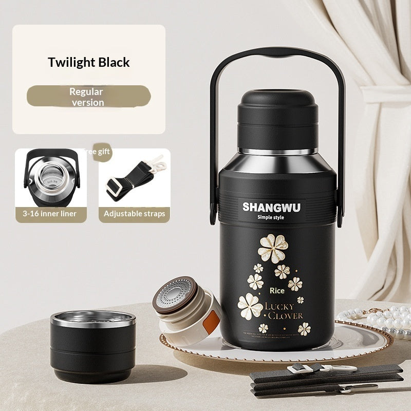 Womens Stylish Large-Capacity Insulated Mug For Outdoor Use