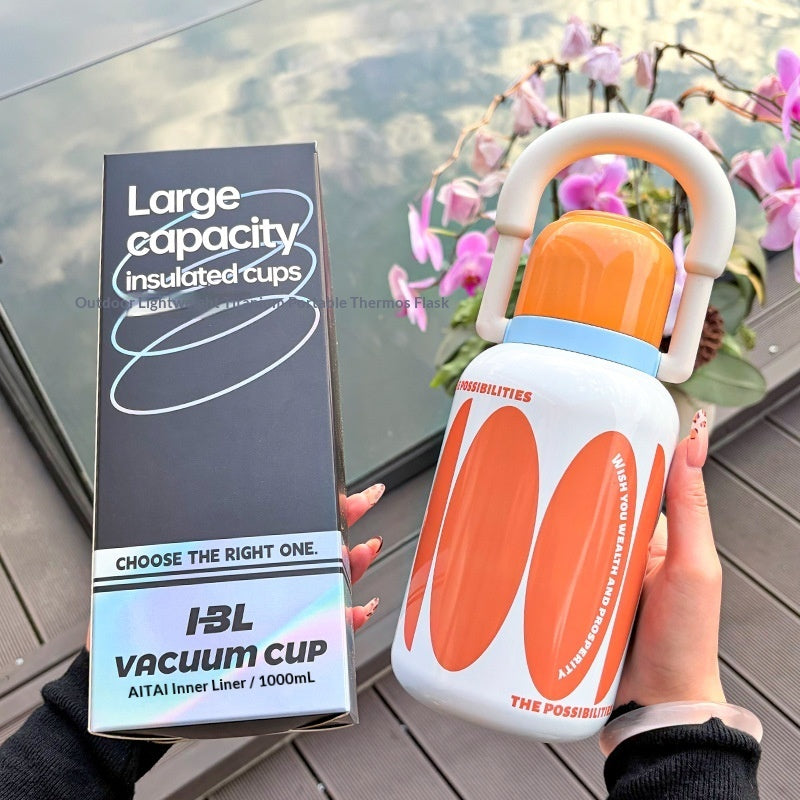 New Large-capacity Titanium-coated For Outdoor Use