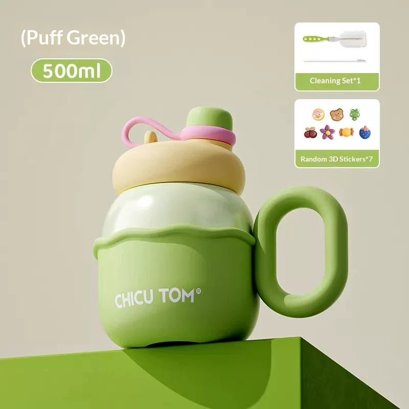 Large-Capacity Portable Insulated Straw Cup For The Office And On The Go