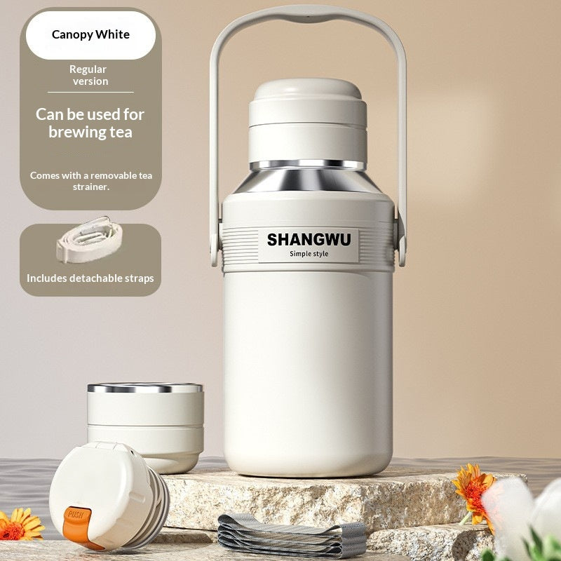 Womens Stylish Large-Capacity Insulated Mug For Outdoor Use