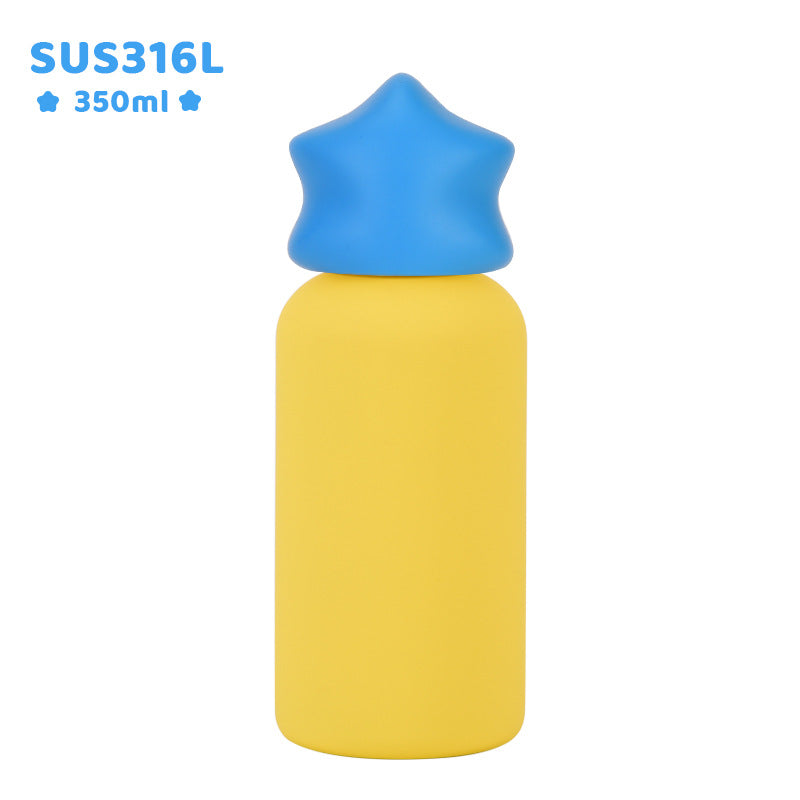 Small Stainless Steel Insulated Portable Travel Water Bottle Creative Childrens Drinking Cup