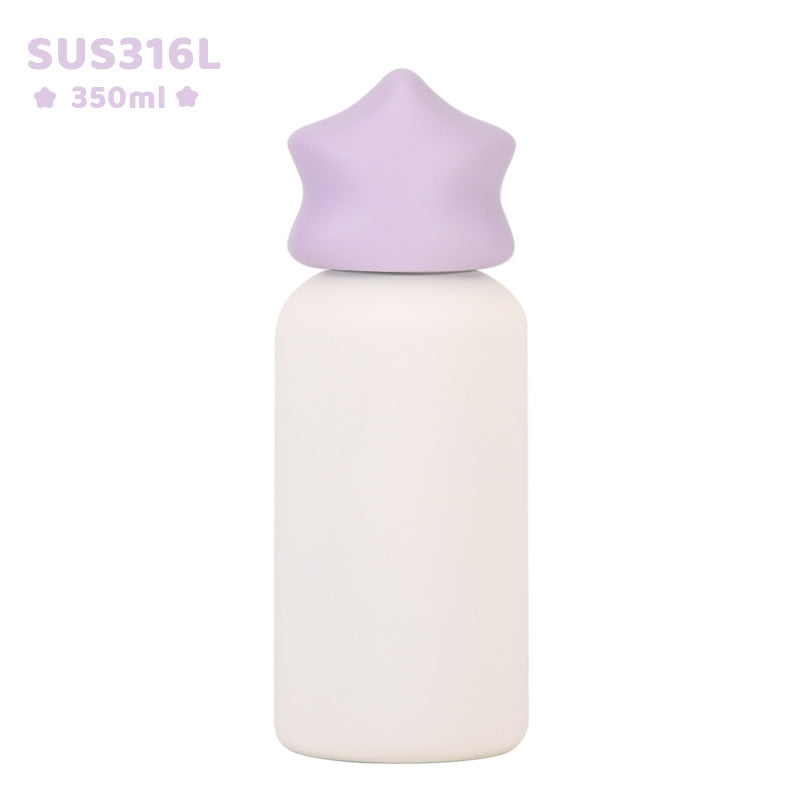 Small Stainless Steel Insulated Portable Travel Water Bottle Creative Childrens Drinking Cup