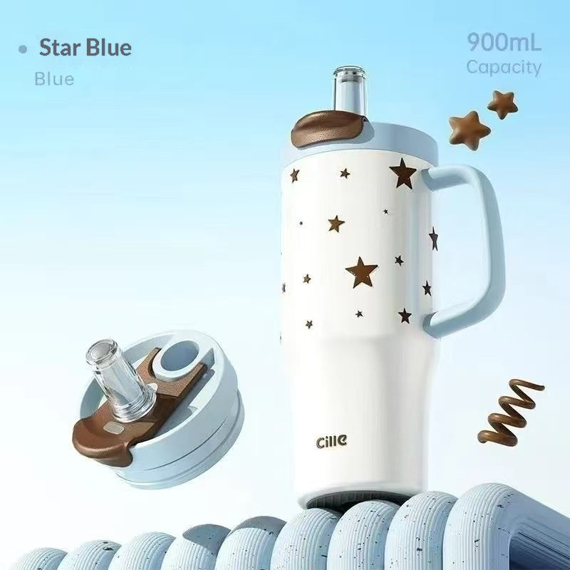 Large-capacity Ceramic Cold-keeping Cup