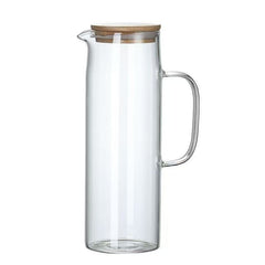 Household Bamboo-lid Straight-bodied Cold-water Teapot For Entertaining Guests