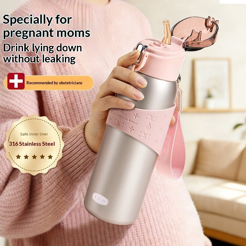 Insulated Water Bottle For Postpartum Mothers