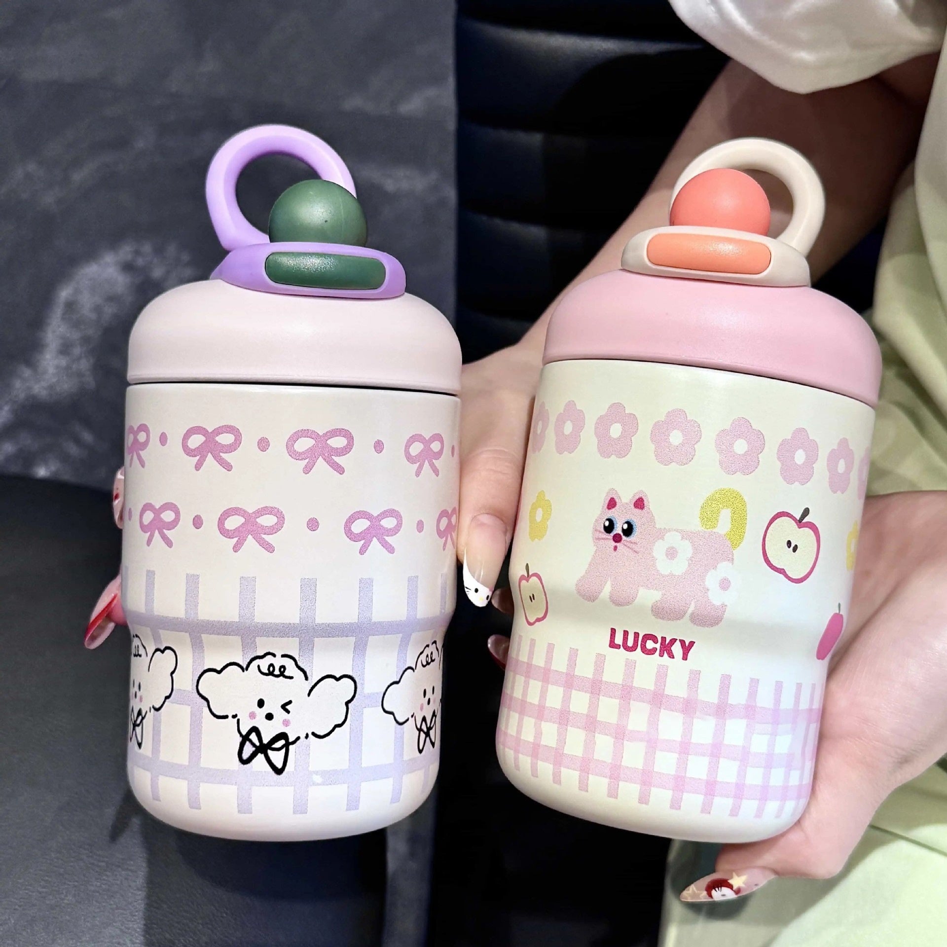 Portable Drinking-water Bottle With Handle Specifically For Direct Drinking