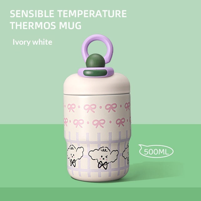 Portable Drinking-water Bottle With Handle Specifically For Direct Drinking