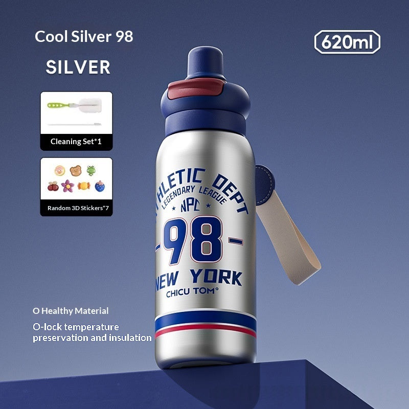 Thermal Mug Childrens Straw Water Bottle