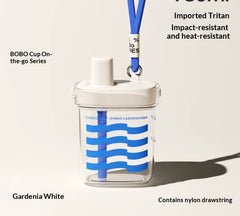 Dopamine-colored Straw Water Bottle Portable And Stylish Large-capacity Cup