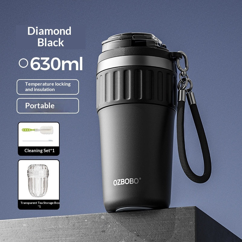 Portable High-End Insulated Mug For Men Car Use