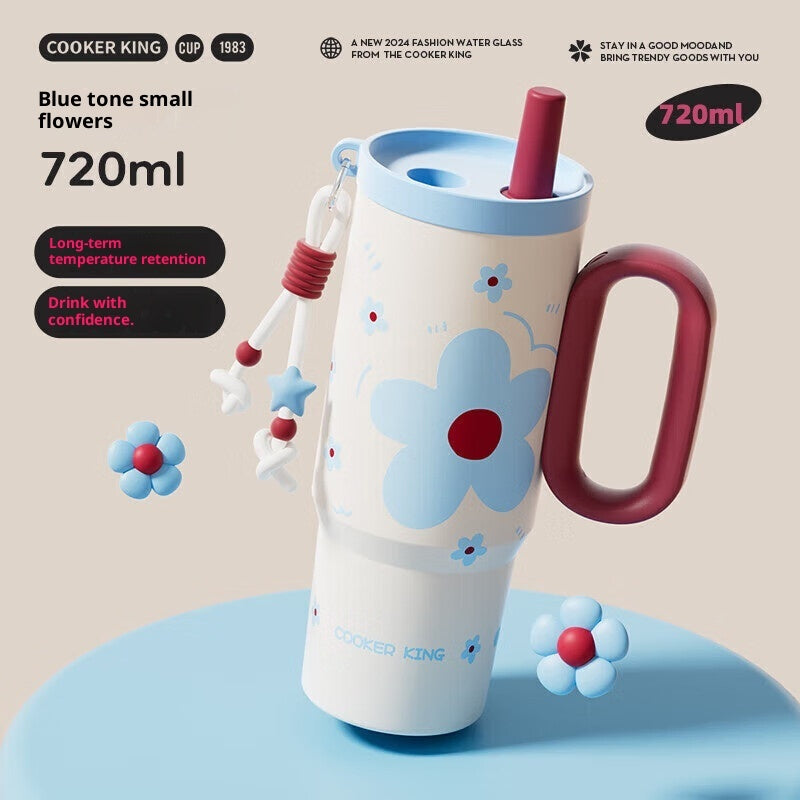 Large-capacity Mug Womens New Stylish Design For Students