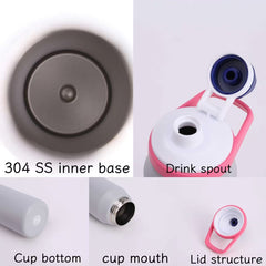 Stainless Steel Insulated Cup Outdoor Travel And Sports Water Bottle