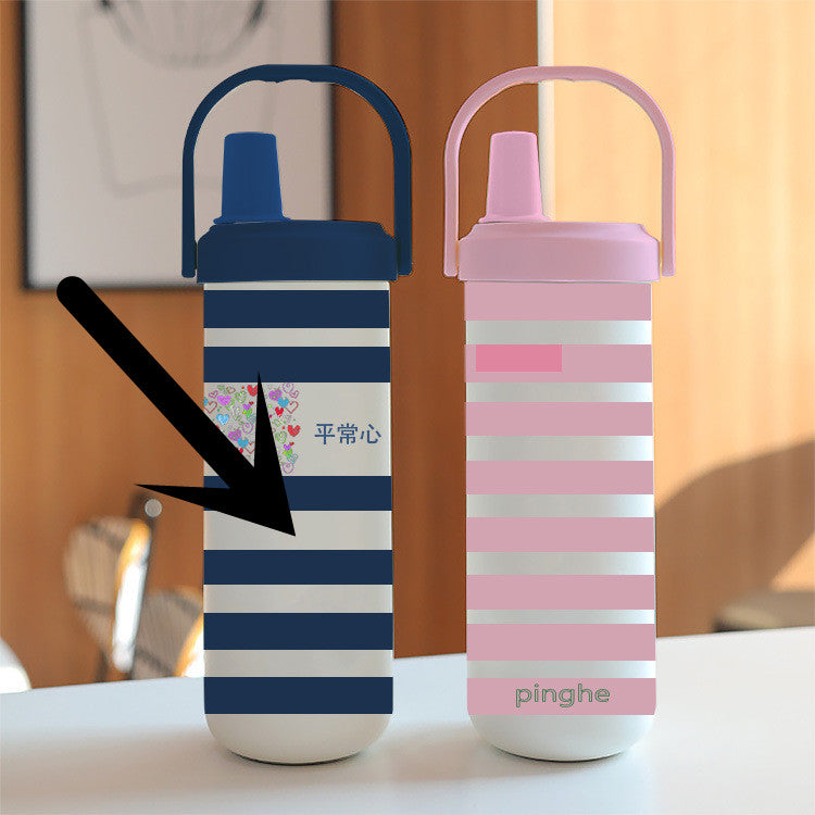 Large-capacity Stainless Steel Water Bottle With A Handle