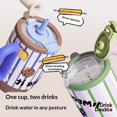 Large-capacity Mug With A Straw