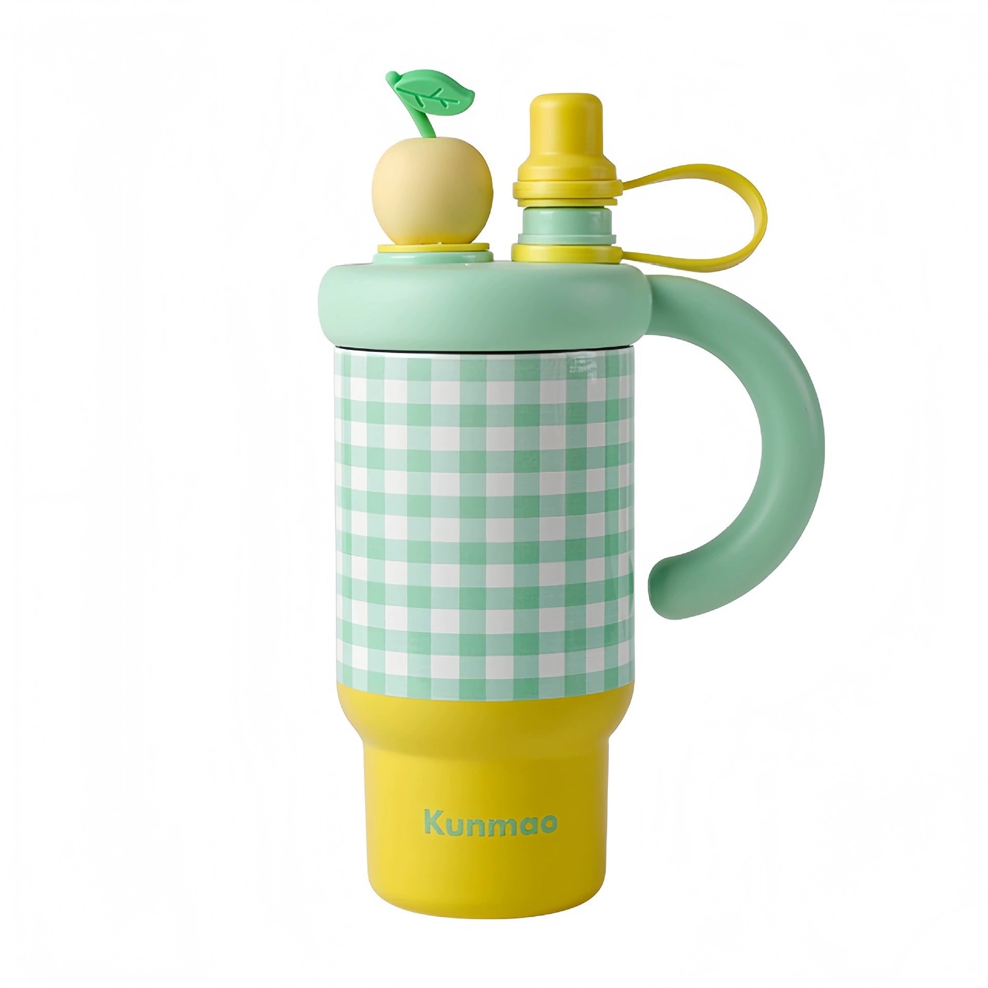 Womens Large-capacity Stainless Steel Straw Mug