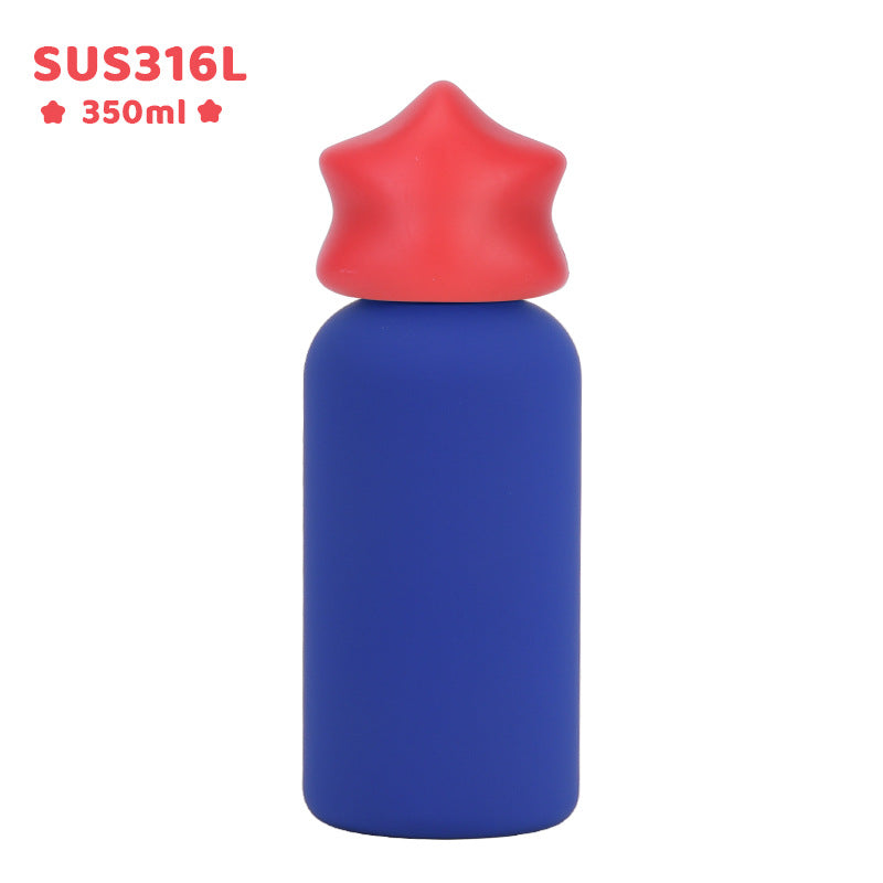 Small Stainless Steel Insulated Portable Travel Water Bottle Creative Childrens Drinking Cup