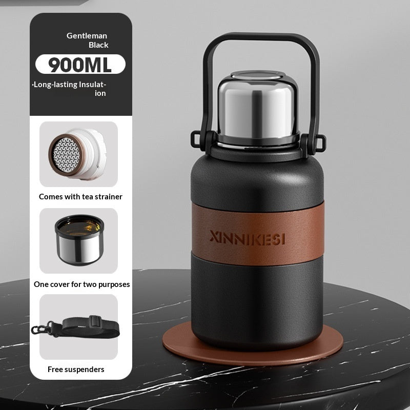 Stainless Steel Outdoor Portable Large-Capacity Insulated Bottle