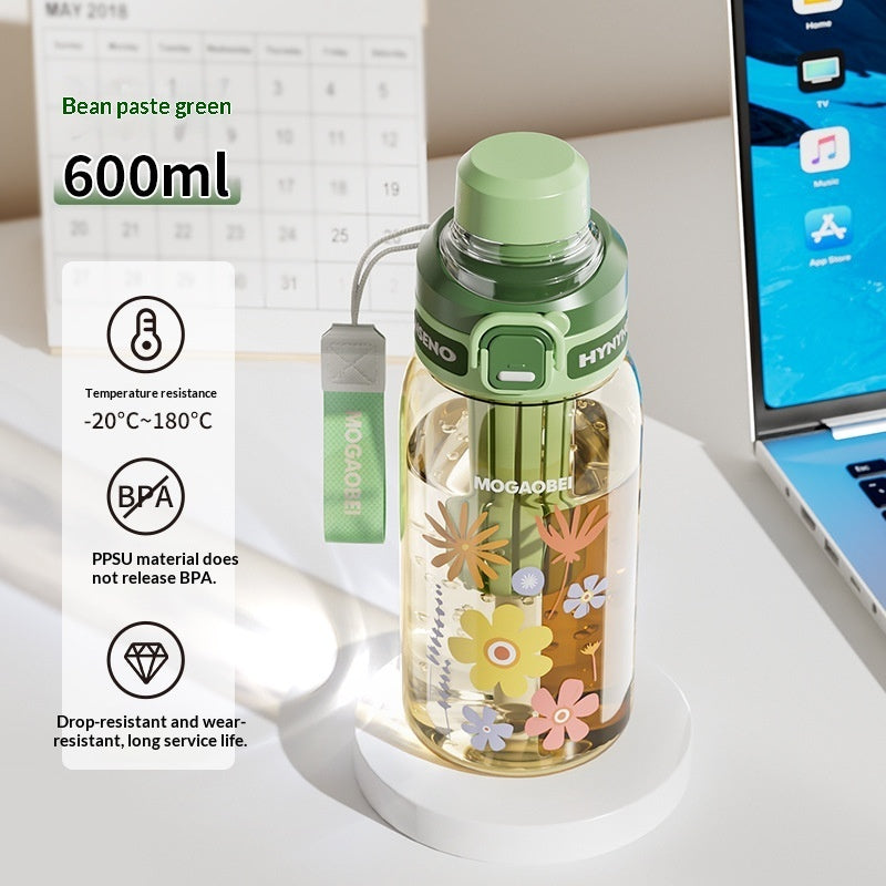 Large-capacity PPSU Straw Water Bottle