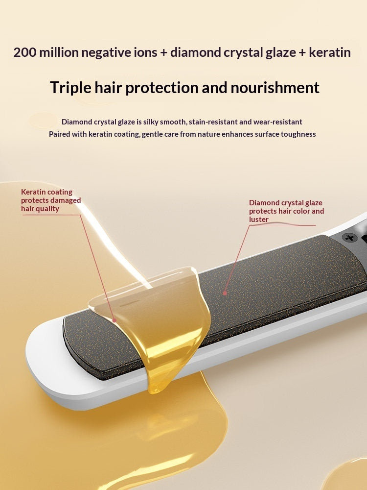 Wireless Hair Straightener Portable Small Flat Iron