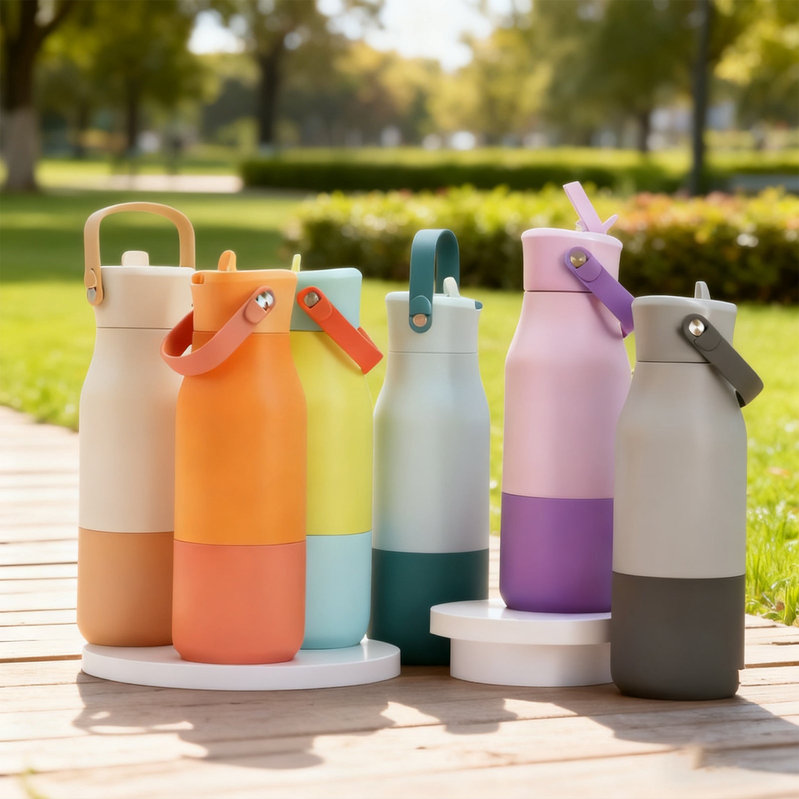 Stainless Steel Insulated Bottle With Detachable Handle
