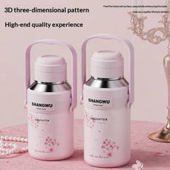 Womens Stylish Large-Capacity Insulated Mug For Outdoor Use