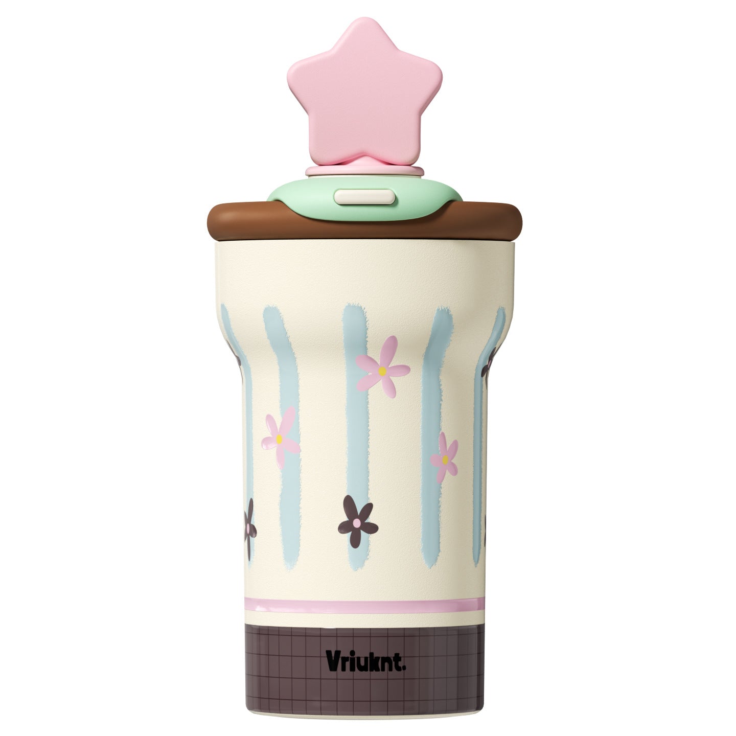 VKT Insulated Cup New Straw-top Water Bottle Ceramic