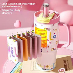 Large-capacity Ceramic Cold-keeping Cup