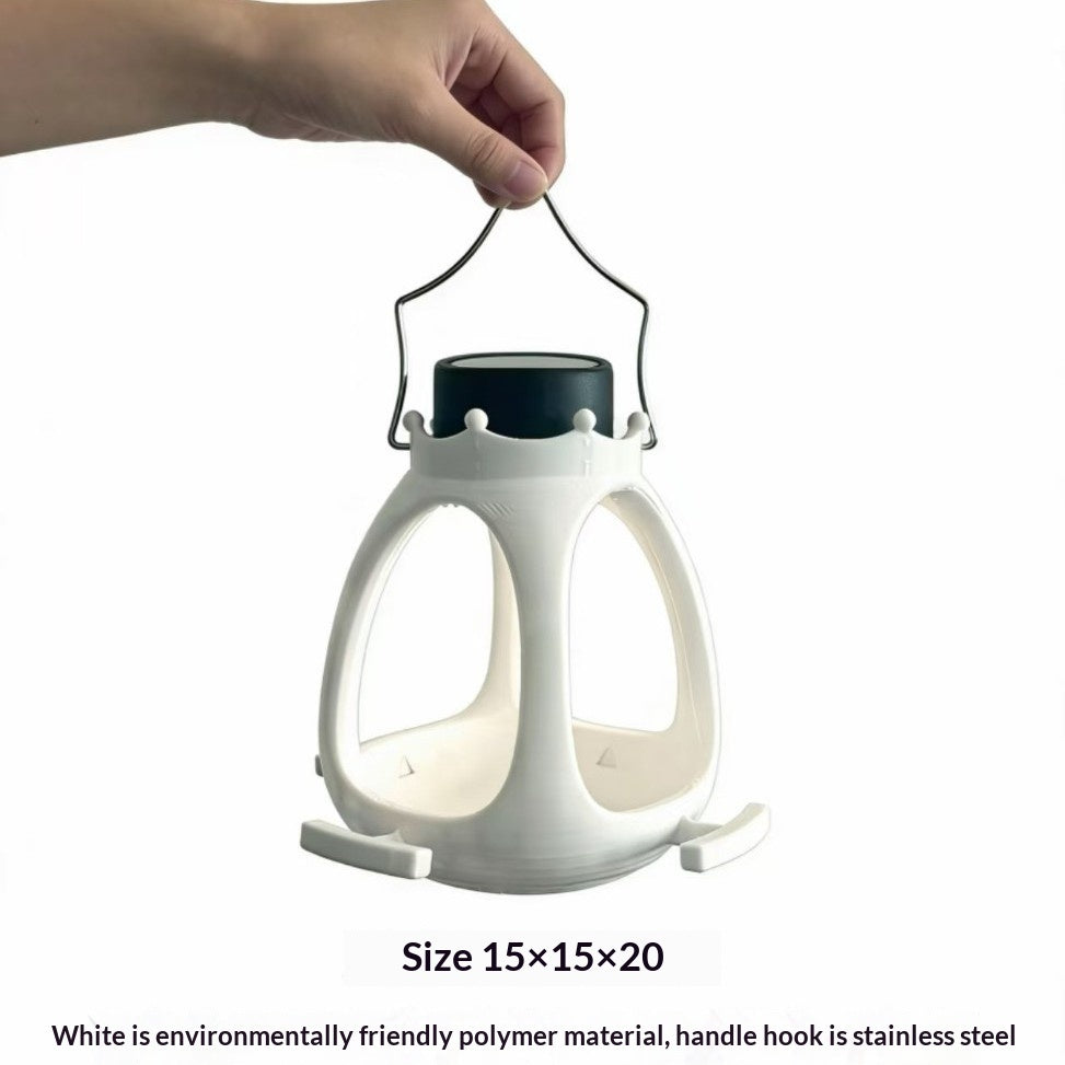 New Solar-Powered Crown Bird Feeder