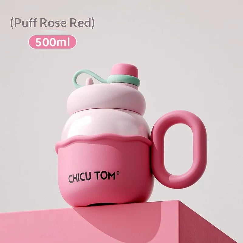 Large-Capacity Portable Insulated Straw Cup For The Office And On The Go