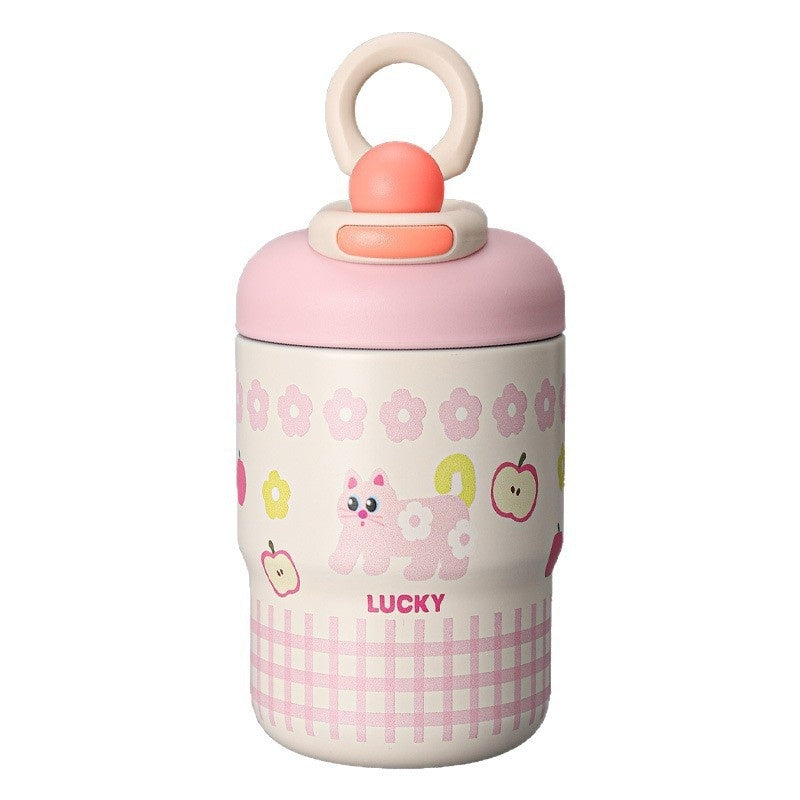 Portable Drinking-water Bottle With Handle Specifically For Direct Drinking