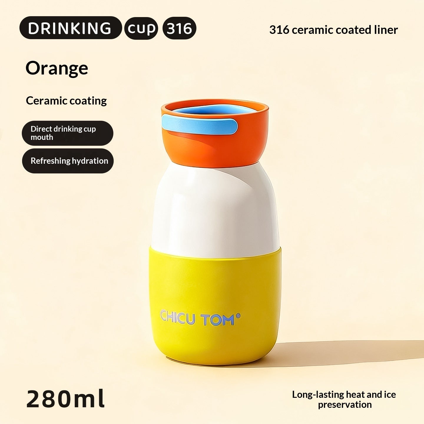 Compact And Portable Mini Thermos Mug