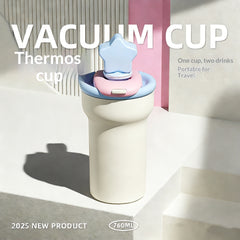 VKT Insulated Cup New Straw-top Water Bottle Ceramic