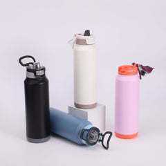 Stainless Steel Insulated Cup Outdoor Travel And Sports Water Bottle