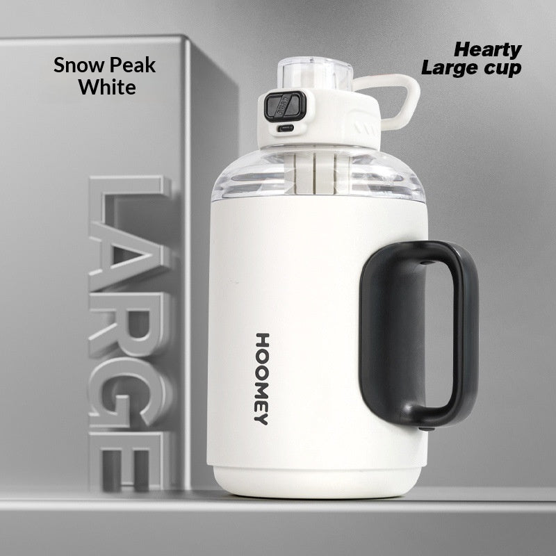 Large-capacity To-go Bucket Stainless Steel Water Bottle