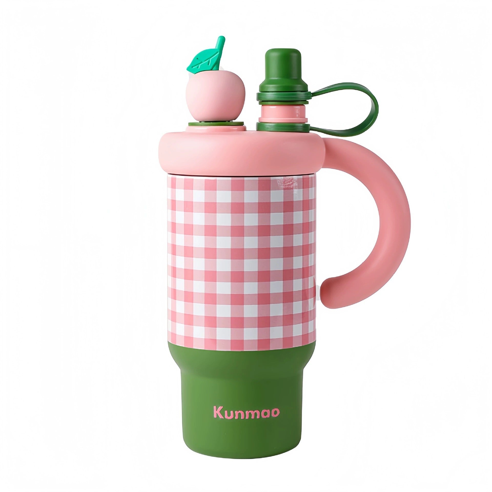 Womens Large-capacity Stainless Steel Straw Mug