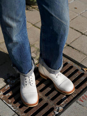 Men's Outdoor British-style Lace-up High-top Leather Shoes