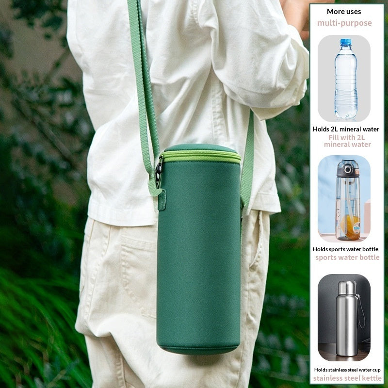 New Pastoral Feng Shui Cup Insulation Sleeve Portable And Backpackable