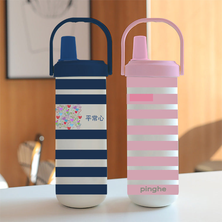 Large-capacity Stainless Steel Water Bottle With A Handle