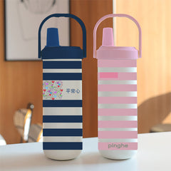 Large-capacity Stainless Steel Water Bottle With A Handle